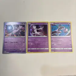 Pokemon Mewtwo BUNDLE (x3 Cards) 2022-2024 - Image 1