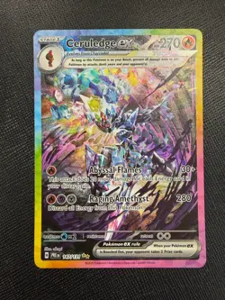 Pokemon TCG Ceruledge EX Prismatic Evolutions Card 147/131 - Image 1