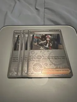 Pokemon Hilda 084/086 White Flare English Pokeball Reverse Holo Playset X4 - Image 1