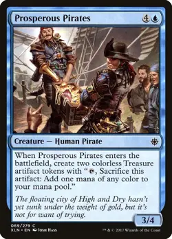 Prosperous Pirates Foil Ixalan 69 NM MTG - Image 1