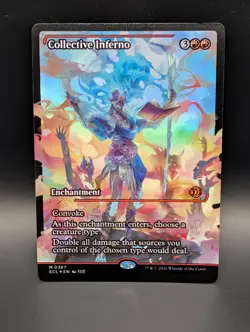 MTG - Collective Inferno - FOIL SHOWCASE - Enchantment - ECL #387 - Mythic - Image 1