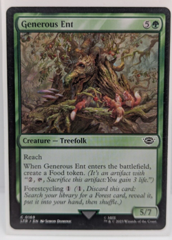 MTG Generous Ent Universes Beyond: The Lord of the Rings Regular NM - Image 1