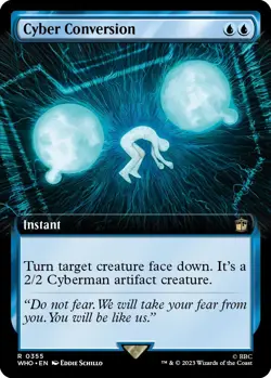 Cyber Conversion (Extended Art) [WHO - 355] - NM [Foil] TCG MTG - Image 1