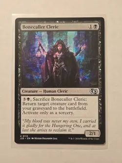 Bonecaller Cleric - Foundations Jumpstart - LP - Uncommon - Creature - Image 1