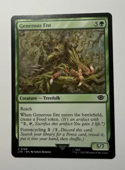 Generous Ent 0169/281 Lord of the Rings LTR MTG NM - Image 1