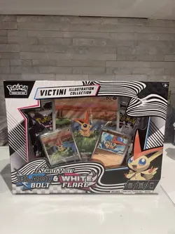 Pokemon TCG Black Bolt White Flare Victini Illustration Collection - SEALED New - Image 1