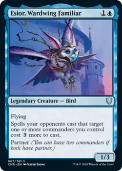 1 x Esior, Wardwing Familiar - Foil - Commander Legends - NM-Mint - MTG - Image 1