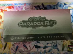 Pokemon TCG Scarlet & Violet Paradox Rift Elite Trainer Box Pokemon Center - Image 3