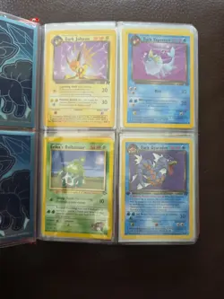 Old 1995 Pokemon Cards, including red Pikachu binder - Image 4