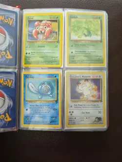 Old 1995 Pokemon Cards, including red Pikachu binder - Image 5