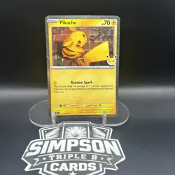 2026 Pikachu 051 Stamped Pokemon Day 30th Anniversary Promo NM - Image 1