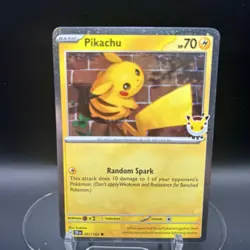 2026 Pikachu 051 Stamped Pokemon Day 30th Anniversary Promo NM - Image 2