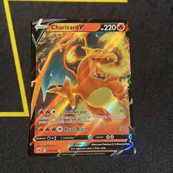 Pokemon TCG Charizard V Brilliant Stars 017/172 Ultra Rare Holo NM Pack Fresh - Image 1