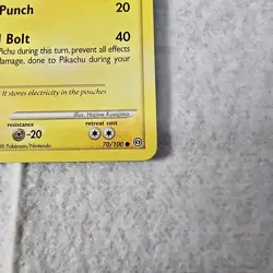 Pokemon TCG Pikachu 70/100 Stormfront Regular LP - Image 5