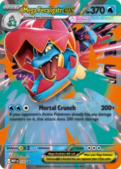Mega Feraligatr ex (036) Mega Evolution Promo​ - Near Mint Holofoil Pokemon TCG - Image 1