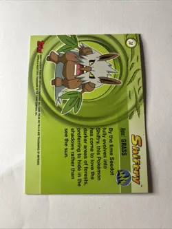 Pokemon Topps Advanced - Shiftry #74 Non-Holo [MP] - Image 2