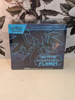 Pokemon TCG Phantasmal Flames Elite Trainer Box ETB SEALED Mega Charizard X - Image 1