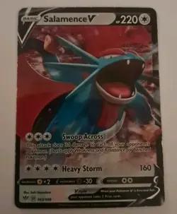 POKEMON TCG SALAMENCE V #143/189 DARKNESS ABLAZE - Image 1