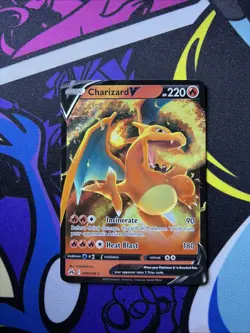 Pokemon Brilliant Stars 017/172 Charizard V - Image 1