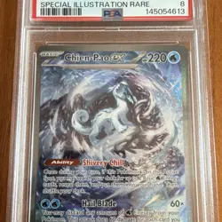 Pokemon Chien-Pao ex Special Illustration Rare Holo Paldea Evolved 261/193 PSA 8 - Image 1
