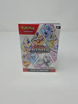 Pokemon TCG Scarlet & Violet Prismatic Evolutions Booster Bundle - 6 Packs! NEW! - Image 1