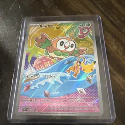 The Pokemon Company Rowlet 70 HP Holo Basic 043 MEPN Pokemon TCG - Image 1