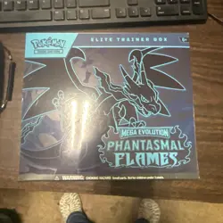 Pokemon TCG: Mega Evolution PHANTASMAL FLAMES ETB (Elite Trainer Box) NEW/SEALED - Image 1