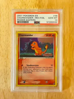 Pokemon Charmander EX Power Keepers Reverse Holo #48 PSA 10 Gem Mint Low Pop: 22 - Image 1