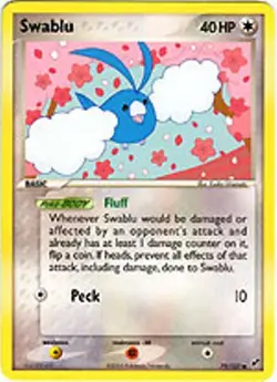 Swablu 79/107 EX Deoxys Common MINT! Pokemon - Image 1