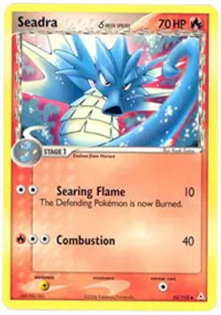 Seadra 52/110 EX Holon Phantoms Uncommon MINT! Pokemon - Image 1