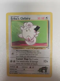 Erika's Clefairy 025/132 Gym Heroes Regular (Pokemon TGC) DMG - Image 1