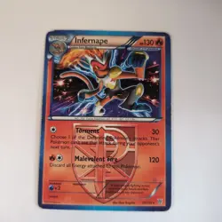 Pokemon TCG Infernape 17/135 Non Holo BW Plasma Storm DMG - Image 1