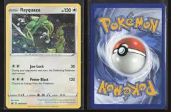Rayquaza SWSH029 Cosmos Holo Promo Sword & Shield Promo Pokemon Near Mint Swirl - Image 3