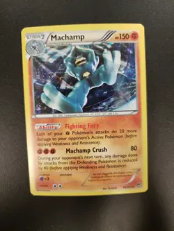 Pokemon! Machamp Holo Rare Furious Fists 46/111 LP - Image 1