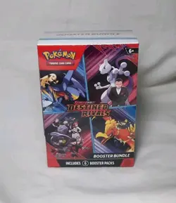 Pokemon SV10: Destined Rivals Booster Bundle | 6 Packs | SEALED - Image 1