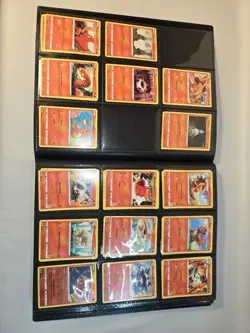 Pokemon TCG Binder Lot Eevee Lucario Ampharos V EX Holo Foil Mixed Types - Image 3