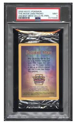 Ancient Mew Sealed Cello Pack PSA9 - Pokemon Movie Promo 2000 - UK/International - Image 2
