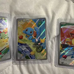 POKEMON MEGA EVOLUTION PROMOS 037, 038, 039 BULBASAUR, CHARMANDER, SQUIRTLE - Image 1