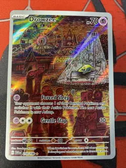 Pokemon Drowzee 210/198 Illustration Rare Full Art Holo Scarlet & Violet - Image 1