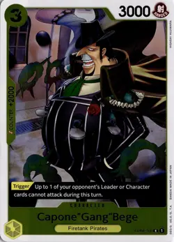 Capone"Gang"Bege R Kingdoms of Intrigue OP04-100 One Piece TCG - Image 1