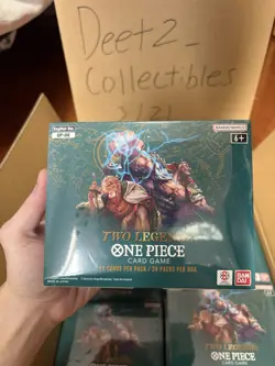 One Piece TCG OP-08 Two Legends Booster Box English Sealed - Image 1
