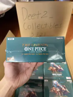 One Piece TCG OP-08 Two Legends Booster Box English Sealed - Image 2