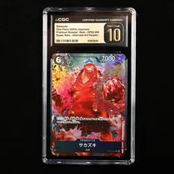 CGC 10 PRISTINE 2024 One Piece JPN Sakazuki OP02-099 SR (Alt Art) - Image 1