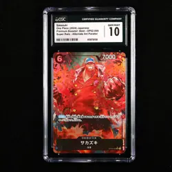 CGC 10 GEM MINT 2024 One Piece JPN Sakazuki OP02-099 SR (Alt Art) - Image 2