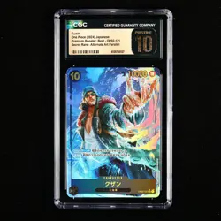 CGC 10 PRISTINE 2024 One Piece JPN Kuzan OP02-121 SEC (Alt Art) - Image 2