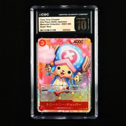 CGC 10 PRISTINE 2024 One Piece JPN Tony Tony Chopper EB01-006 SR - Image 1
