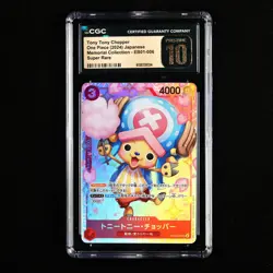 CGC 10 PRISTINE 2024 One Piece JPN Tony Tony Chopper EB01-006 SR - Image 2