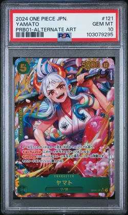 One Piece CCG JPN PSA 10 Yamato Alternate Art #OP01-121 - Image 1