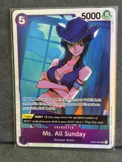 Ms. All Sunday OP04-064 - One Piece TCG - SR Near-Mint Super Rare Foil English - Image 1