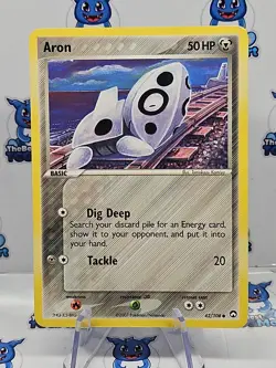 Pokemon EX Power Keepers - Aron 42/108 LP - Image 1